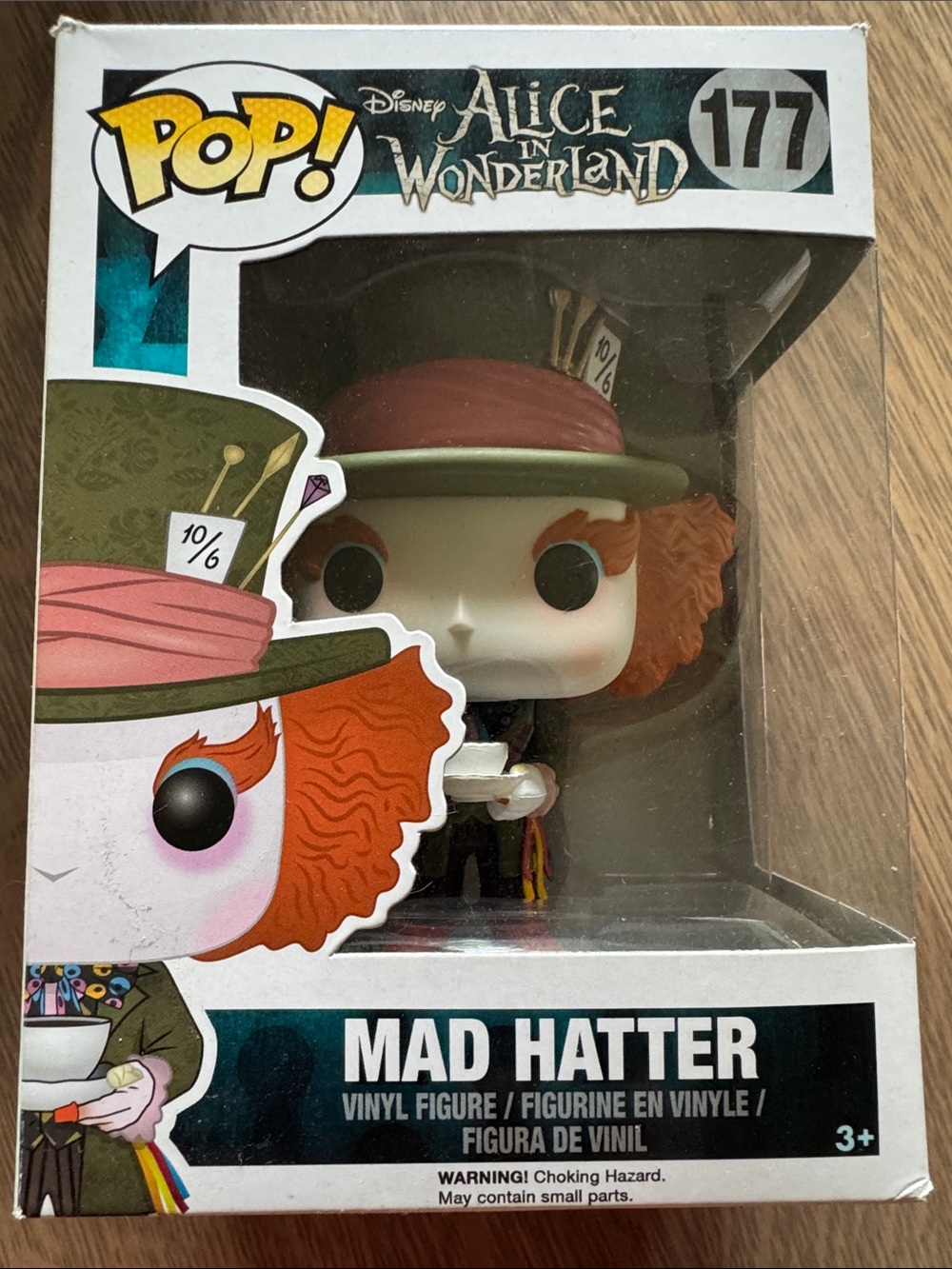 Funko Mad Hatter Vinyl Figure – Orange Hair, Green Hat